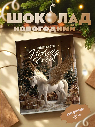 Набор 12 шоколадок "Волшебного Нового Года"
